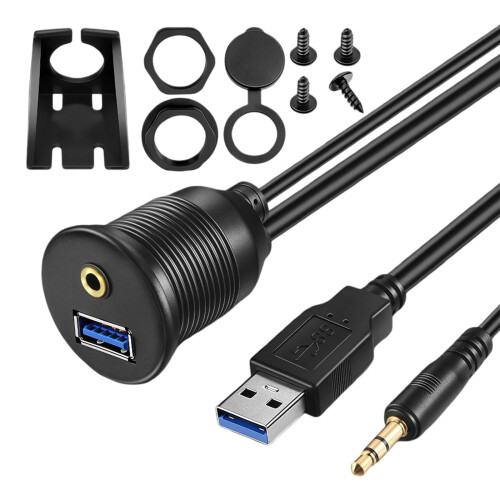 Geringe Interferenzen USB 3.0 und 3,5 mm Soundkabel-2m 1