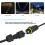 Durability Nylon Silicone 3Pin Screwless Waterproof-1pc 7