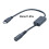 Câble convertisseur universel DC5.5x2.1mm vers Type-tête droite 4