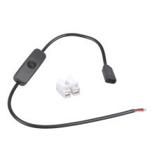 USB C To 2Pin Bare Wire Power Cable with On Off Switching