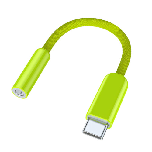 Universele USB C naar 3,5 mm-groen gras