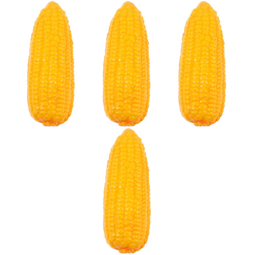 4Pcs Stable Plastic Yellow Car Antenna Decor Cute Vehicle Accessory 1