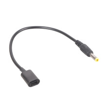 Flexible Type C Female To 4.0x1.7mm Male-straight head