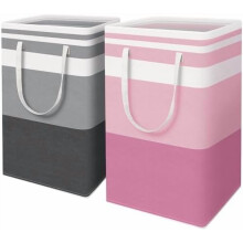 2er-Packung wasserdichter, freistehender Wäschekorb (75 l)