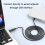 Adaptateur réseau Plug And Play Type C vers-Type de coude de 3 m 3