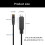 Adaptateur réseau Plug And Play Type C vers-Type de coude de 3 m 4
