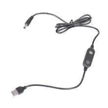 Digital Screen USB To 5525mm Electrical Power Cable 12W Output
