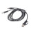 5V 3A Power Supply Splitter Cable With USB A And Type C Input To 1