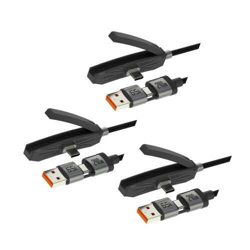 240W USB C And 65W USB Fast Charging Cable Data Wire Line-3 pcs