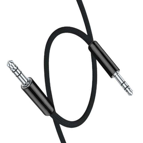 3,5 mm man-man stereo-adapterkabel-Zwart