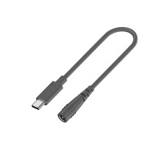 Portable USB C Male to Mini DC5.5mmx2.1mm Female Charging-0.5m