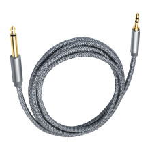 Heavy Duty 6.35mm 1/4inch To 3.5mm Auditory Cable-4.6 meters