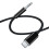 Portable USB C To 3 5mm Headphone Adapter Cable For Clear-Black 1