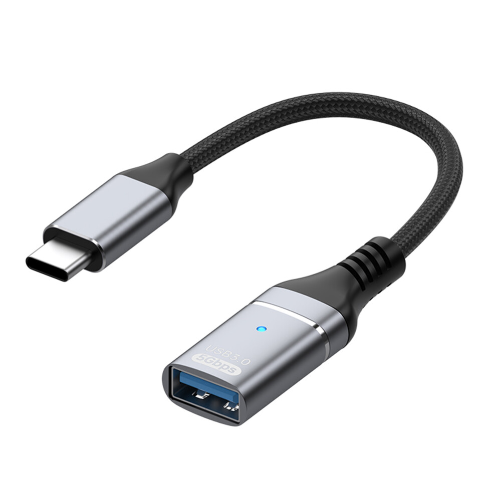 Usb 3.0 Type C Otg Adapter Cable For Smartphones Tablets- Grey 7709000761913