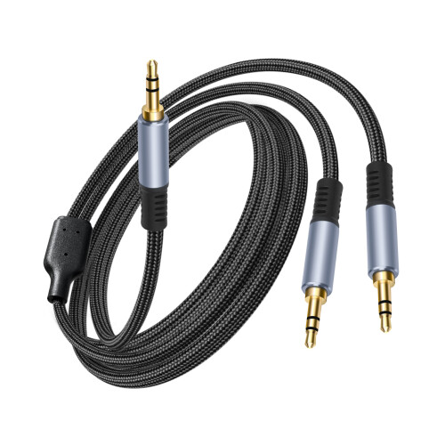 3.5mm Stereo Combiner Adapter for Merging Sound from Two-3m