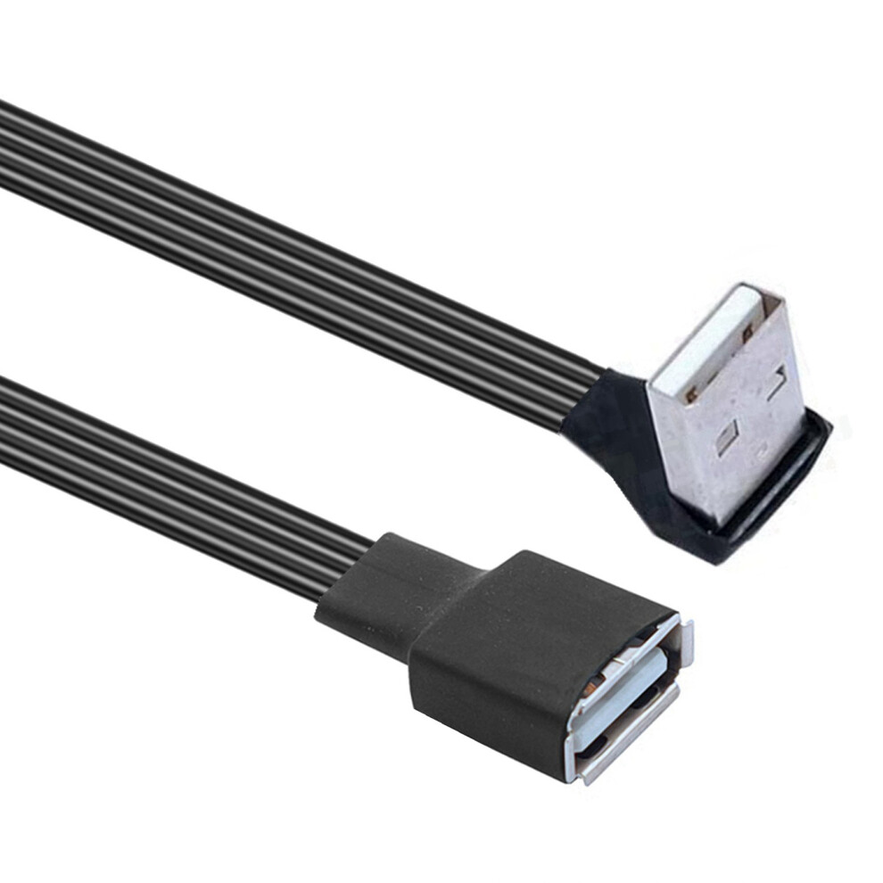 Fast Speed Usb 2.0 Male To Female Cable With-0.5M Bend Down 7709000761364
