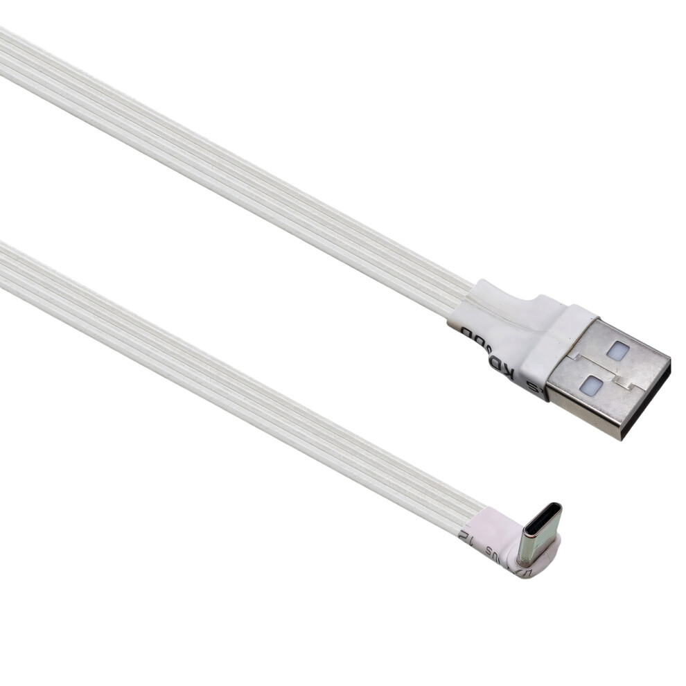 90 Degree Angled Usb To Type C Charging Cord Sync Cable-0.5M Up 7709000760695