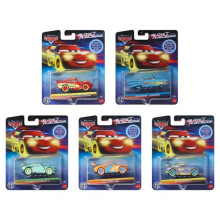 Mattel MTTHPG76 Cars Glow Racers Singles Assortment Toys - 8 Piece