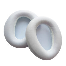 1 paire de coussinets d'oreille de remplacement pour-Blanc
