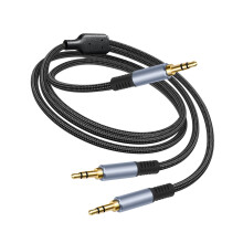 100/200/300 cm 3,5 mm geluids-Y-kabel voor smartphones,-2m