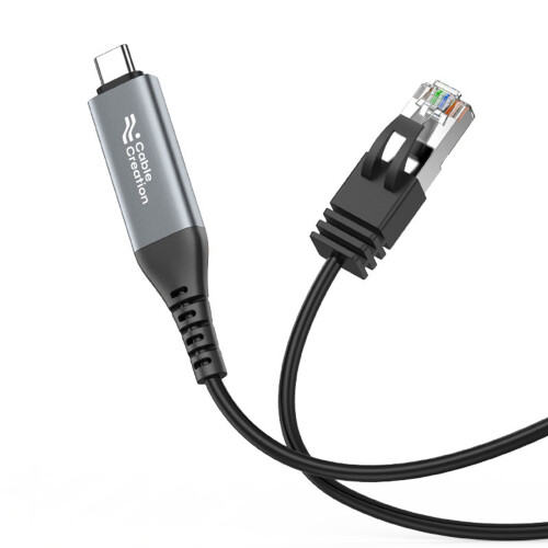Le câble Ethernet Gigabit de type C vers RJ45 prend en charge-1m 2