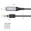 Le câble Ethernet Gigabit de type C vers RJ45 prend en charge-1m 4