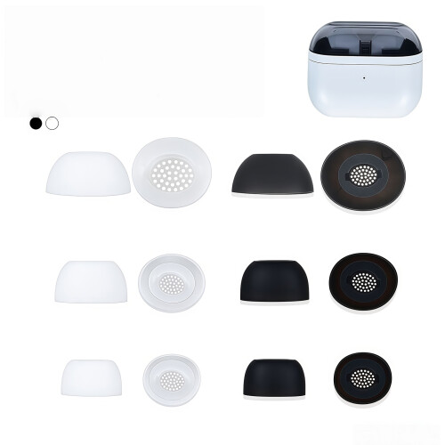 Improved Sound Isolation Ear Cap Cover For Buds 3-Black small 2
