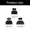 Improved Sound Isolation Ear Cap Cover For Buds 3-Black small 4