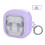 Étui transparent pour écouteurs, manchon de Protection en-Violet 1
