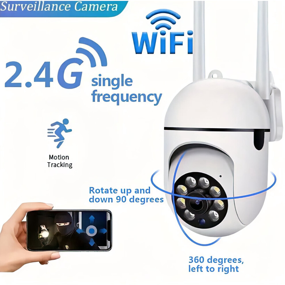 Wireless Outdoor Wifi Security Camera 2K 360 Battery 9485826873532