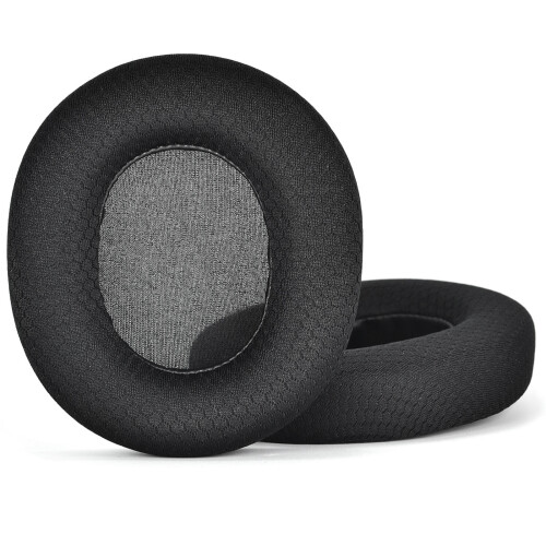 Oreillettes de remplacement respirantes, Texture en tissu et