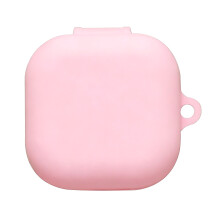 Couvercle de boitier en silicone souple pour écouteurs Buds-Rose