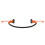 Silicone Anti Loss Cord for Earphone Models-black oranges 1