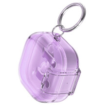 Scratch Resistant Earphones Case Cover for-TranslucentPurple