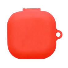Soft Silicone Case Cover for Buds 4P Earphone Case Secure-Red