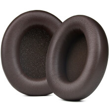 Soft Protein Leather Earpads Ear Pad Headphones-Dark brown
