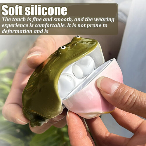 Earphone Shell Waterproof Protective Case Novel Frogs Pattern-3 2