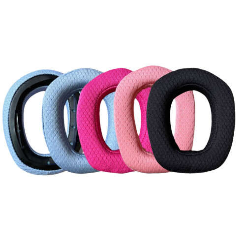 Housses de casque souples, conception résistante à la sueur-Rose 1