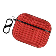 AntiFingerprint Protective Sleeve For Pro3 Earbuds Built In-Red