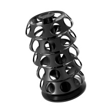 Black ABS Coffee Portion Container With Gentle Motion For Easy