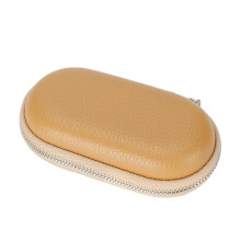 Customs Travel Case for Air2 Open Ear Earbuds PU Leather-brown