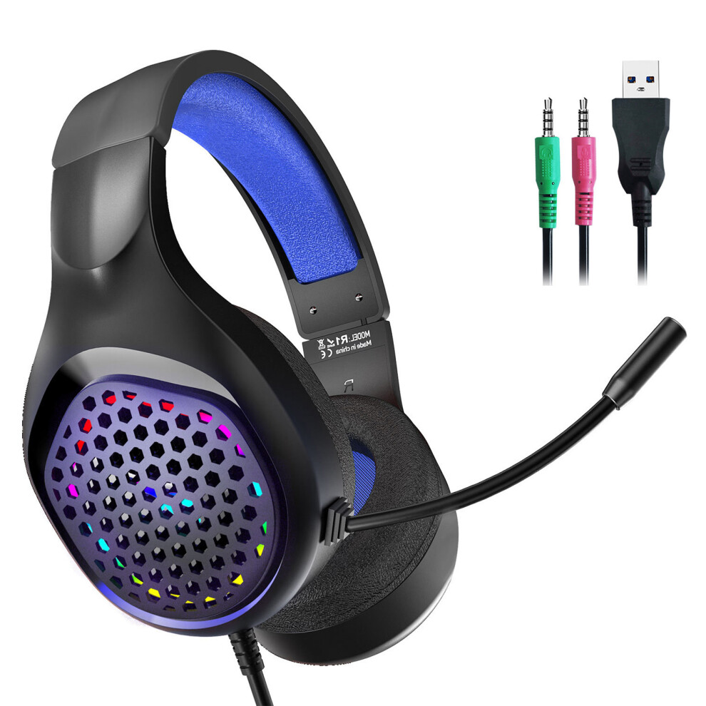 Gaming Headphone With Noise Canceling Microphone Surround- Blue 7709000766321