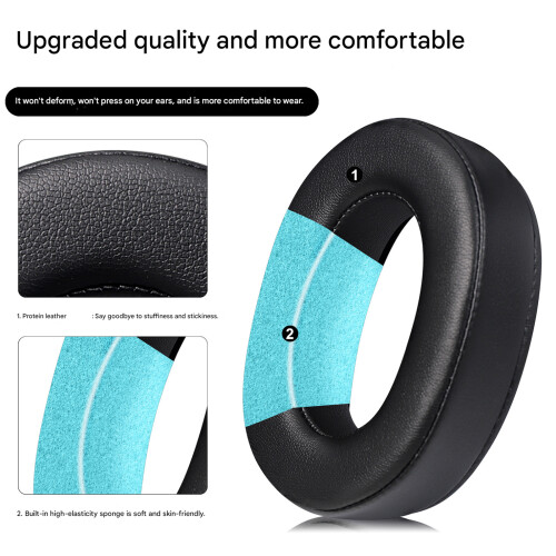 Comfortable Sponge Earmuffs for MDR-1000X WH-1000XM2 Headphone 1