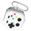 Travel Friendly Earbuds Case with Retro Handheld-White A 1