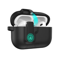 Security Lock For Wireless Earbuds Shockproof Cover Full Drop-1