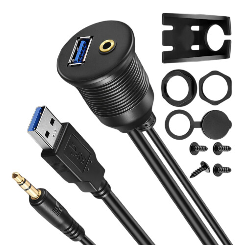 Praktisches Kunststoff-USB-3.0- und-0,3 m