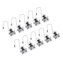 L-Track Einzelstift-Fitting 110lbs/50kg grau