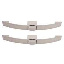 2 Stück RV Druckknopf-Riegelzug Perl-Ni 160mm