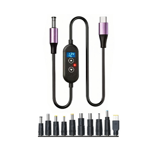 PD140W Type C To DC5525 5521 Adapter Cable-10 piece set