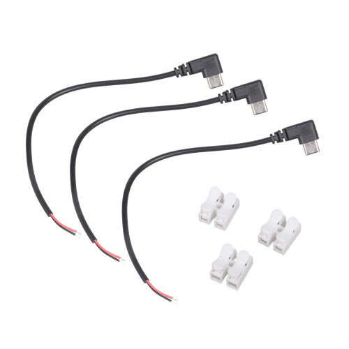 Type C Pigtail Cable Extension Power Cable 5V 2A USB C-elbow